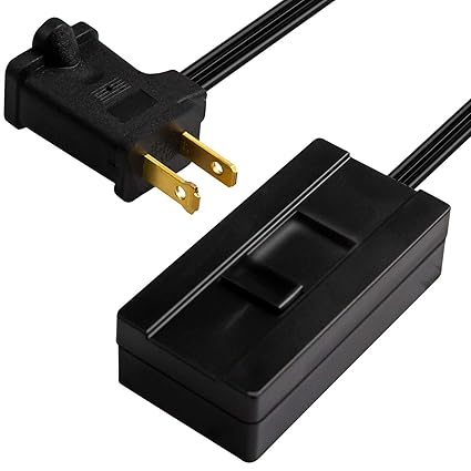 White 2 Pack 6ft Cord Works With Incandescent And Dimmable Led 360