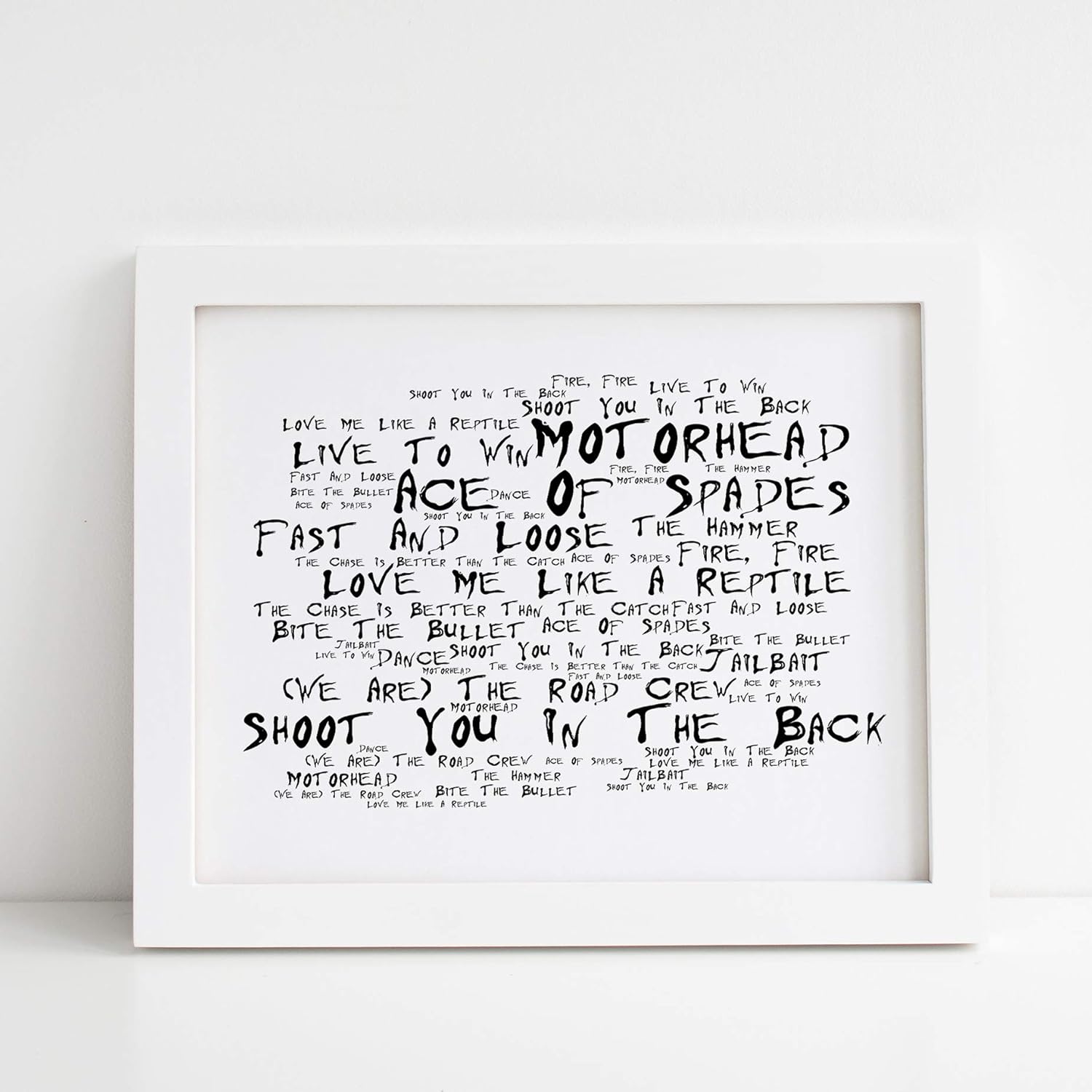 Motorhead Poster Print Ace Of Spades Lyrics Gift Signed Art Amazon Co Uk Kitchen Home Motorhead Poster Print Ace Of Spades Lyrics Gift Signed Art Amazon Co Uk Kitchen Home