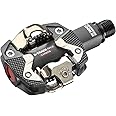 LOOK Cycle - X-Track Race Carbon MTB Bike Pedals - Standard SPD Mechanism Compatible - Clipless Pedal - Carbon Body - Chromoly+ Axle - Large Platform - Extremely Reliable Clipless Pedals