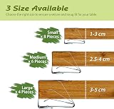 Blooven Tablecloth Clips 8 Pack Stainless Steel Table Clamp 1-3 cm Thick view 4