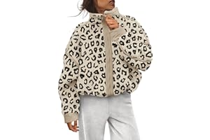 LAMISSCHE Zip up Fleece Jacket Women Oversized Mock Neck Sherpa Sweatshirt Striped Long Sleeve Pullover with Pockets