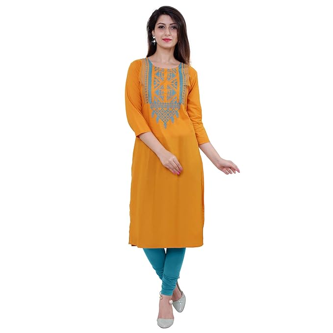 Women's Cotton Straight Kurta