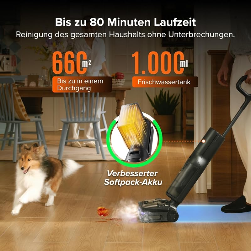 F25 Steam Set Nass Trockensauger mit Dampf, 180 °C Dampfmopp