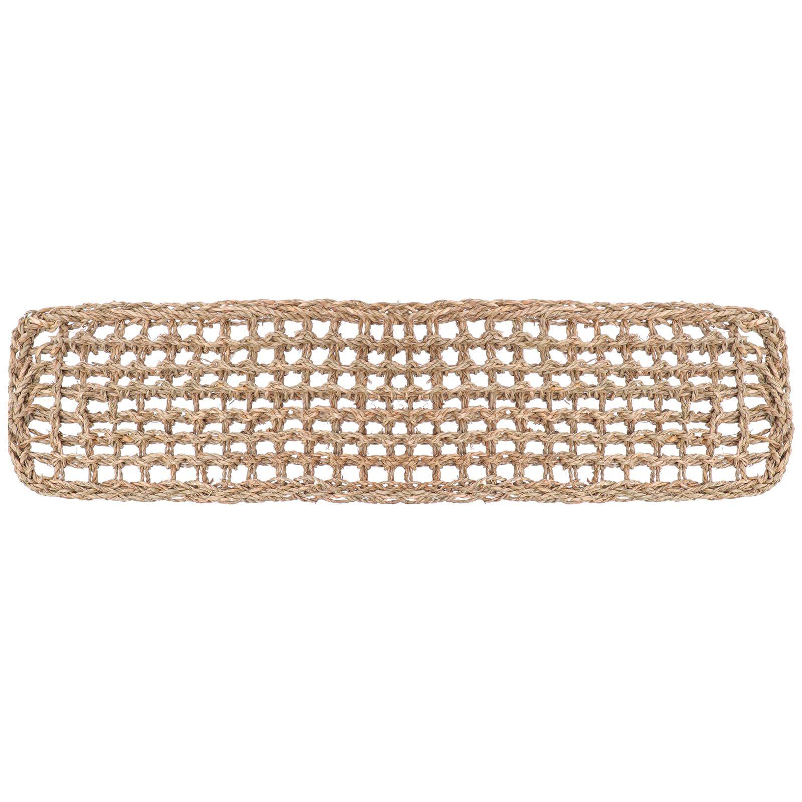 TEHAUX Bearded Dragon Hammock Natural Grass Fibers Reptile Lizard Lounger Hammock Sleep Bed for Geckos Iguanas Small Animals