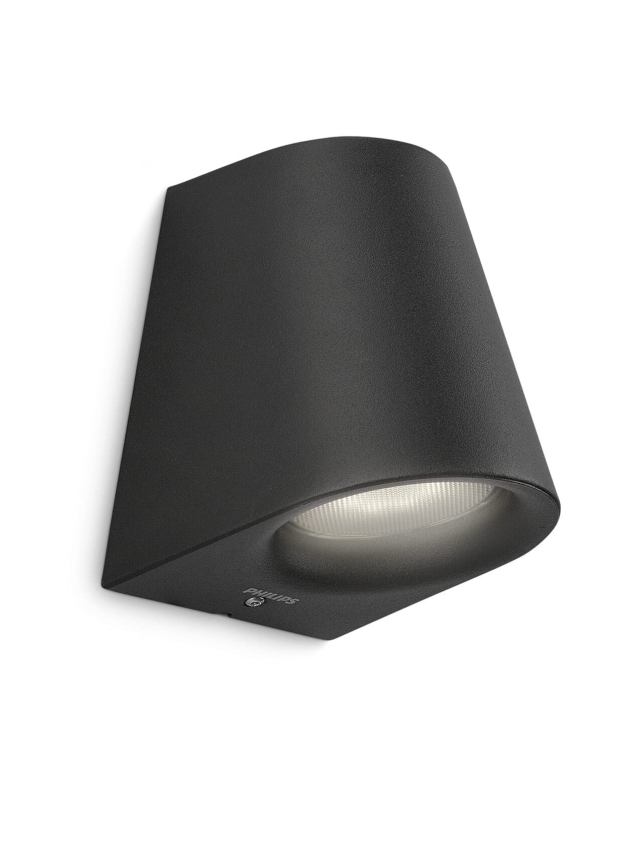 Philips Virga Wall Lantern LED, [Black] (1 x 4 W LED) For Garden and Patio Lighting
