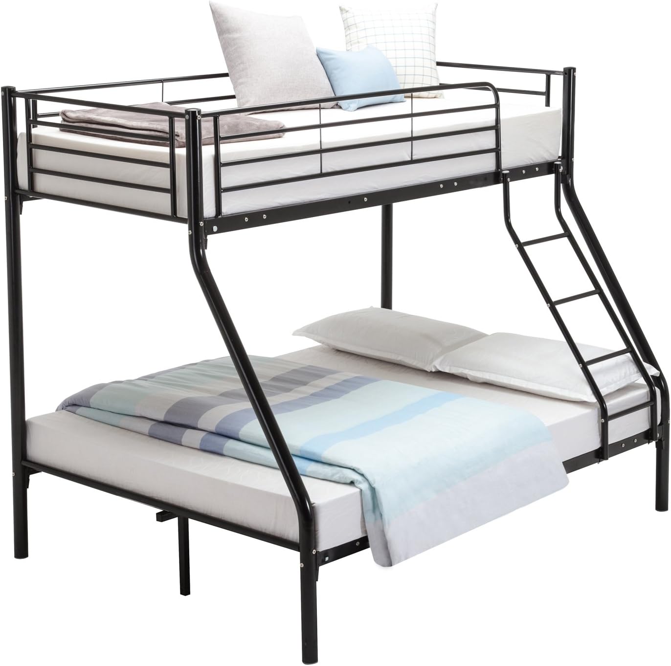 mecor 3FT Single 4FT6 Double Metal Bunk Beds Triple Sleeper Beds for