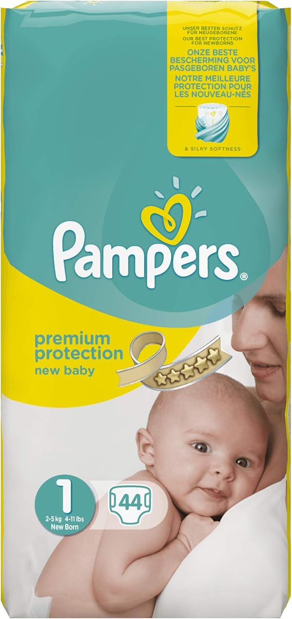 Pampers New Baby Nappies, Size 1 Amazon.co.uk Health & Personal Care