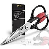 Kitchen Scissors Heavy-Duty Utility Come-Apart Kitchen Shears - Ultra Sharp | Dishwasher Safe, Chicken Meat Scissors, Food Scissors, Stainless Steel, Poultry Shears