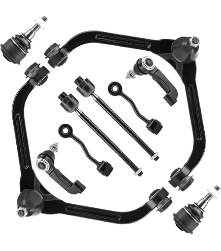 8Pcs Front Upper Control Arm Ball Joint Tie Rod Kit Fits 2005-2007 Jeep Liberty
