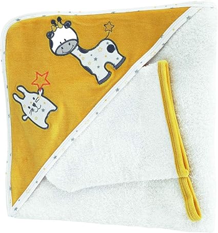 Cape De Bain Bebe Gant De Toilette Dame Uche Et Gaufrette Amazon Fr Bebes Puericulture