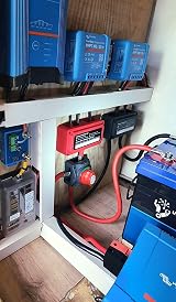 Tiardey 300A Red Bus Bar Power Distribution Block 4x M8 Studs 12-48V DC Marine view 8