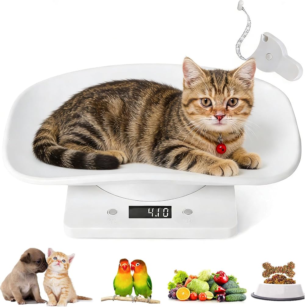 E-Greetshopping Digital Puppy Scales 10KG LCD Pet Weighing Scale