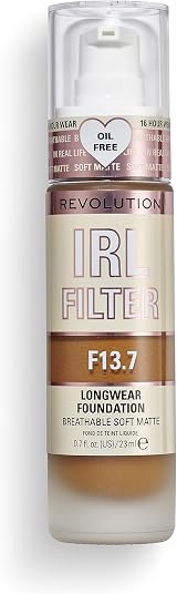 Revolution IRL Filter Longwear Foundation F13.7 23ml Dark Skin Tone Matte