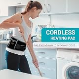 Comfytemp Cordless Heat Pad with Massager Back Support 58in Belt view 2