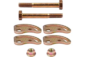 XDDPRO Upper Control Arm Alignment Cam Bolt Kit Enhanced Compatible with 99-18 Chevy Silverado 1500 Suburban Avalanche 2500 GMC Sierra 1500 2WD 4WD Fit Hummer H2 H2T Bolts ± 1.5° Suspension Kits 2 PCS