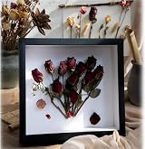 GSHUR 3D Shadow Box 22x22cm Deep Frame 5cm Depth Black MDF view 5