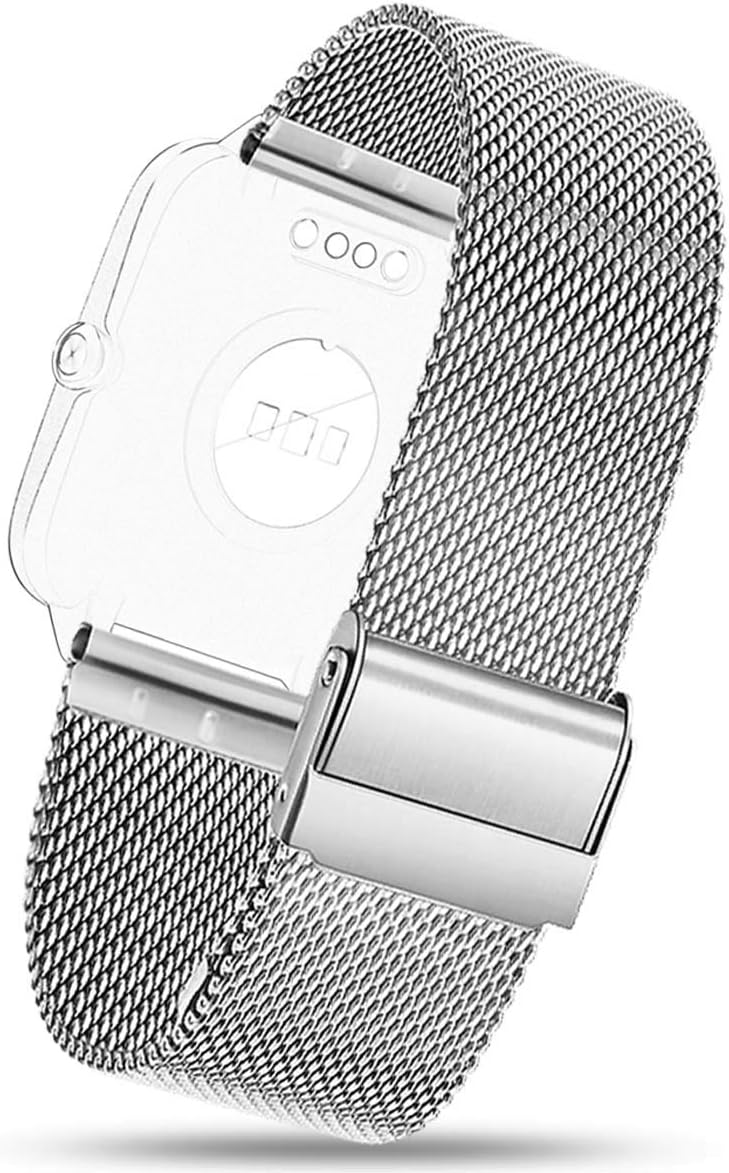 smaate Mesh Watch Band ONLY for ID205L VeryFitPro smartwatch and ID205 ID205G ID205S ID215G ID216 as Replacement, Stainless Steel, Milanese strap for Women, Quick Release, 205MM4S Silver: Clothing