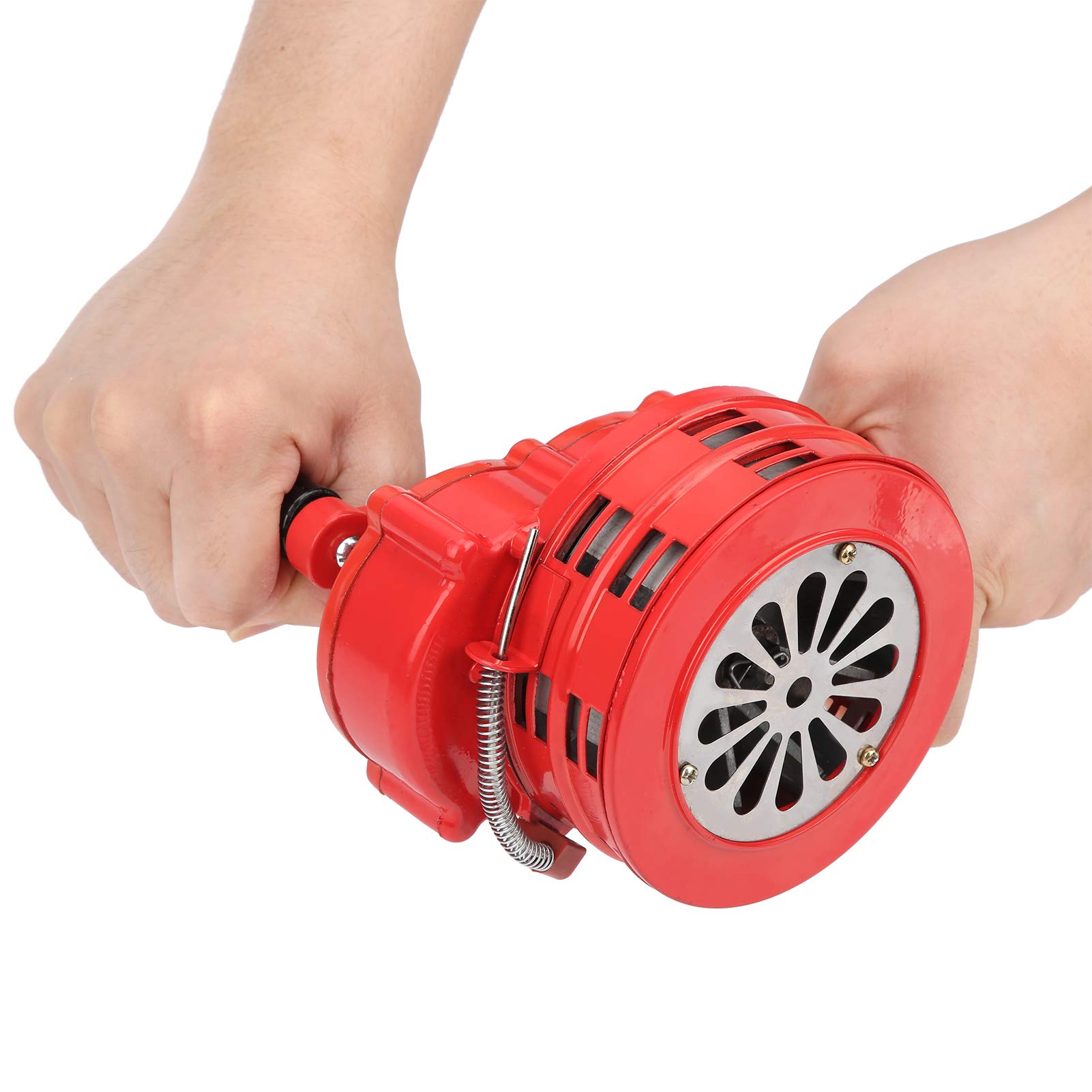 Hand Crank Alarm Air Raid Horn Manual Operated Siren Horn Handheld Fire Alarm Warning Construction Air Horn 120DB