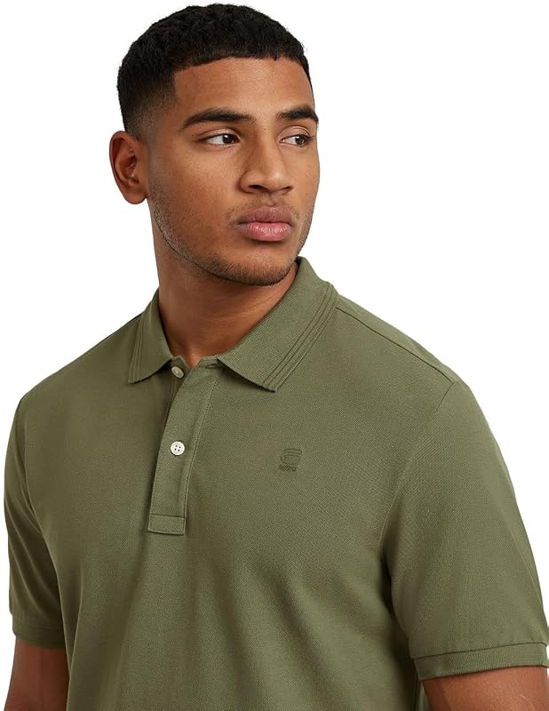 Polo Slim Sobretingido Dunda masculino, Tamanho: S, Cor Verde