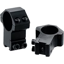 thumbnail image 2 of 1 Inch High Profile Airgun Ring Mount - TZ-RADH Aluminum Scope Mount For Airsoft & .22 2 of 14