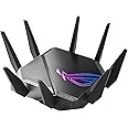 ASUS ROG Rapture Tri-band WiFi 6E Gaming Router with 6GHz, 2.5G Port, VPN Security, AiMesh Compatible