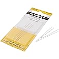 The Beadsmith English Beading Needles, Size 13, 4 Needles per Card, Made in England, Use for Loom Weaving Beadwork, Off-Loom Stitching and Jewelry Making with Seed Beads