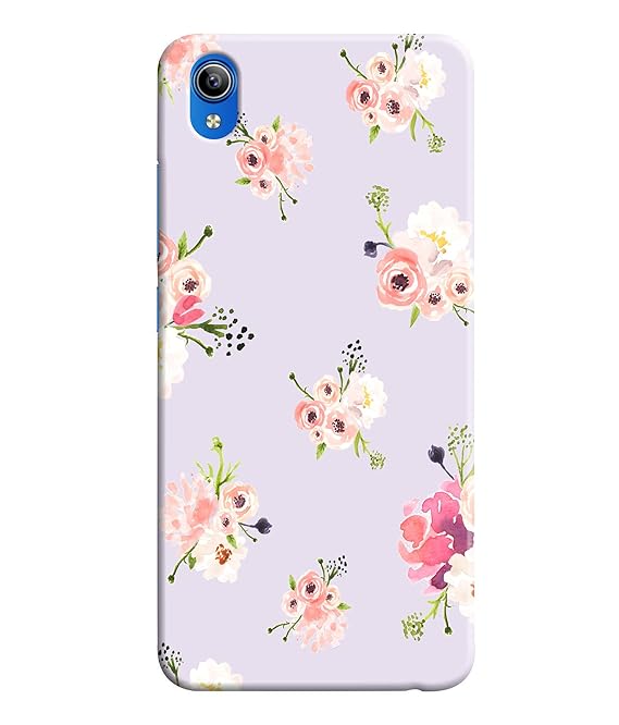 Vivo Y91i Back Cover For Girl Silence Vivo Y91i Back Cover Printed Colourful Light Pink Flowers