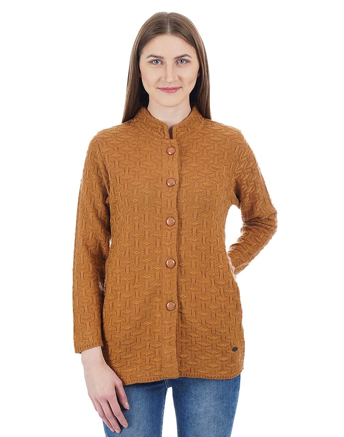 cloak & decker by monte carlo women yellow cardigan