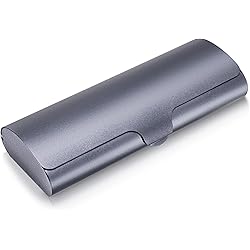 EZESO Glasses Case Spectacle Case Box Aluminum Lattice Nearsighted