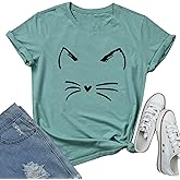 LOOKFACE Women's Cute T Shirt Junior Tops Teen Girls Graphic Tees