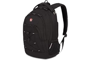 SwissGear 1186 Travel Gear Lightweight Bungee Backpack, Black (Laptop Version), 17-Inch, 1186 Bungee Backpack