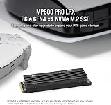 Corsair MP600 PRO LPX 2TB M.2 NVMe Gen4 SSD for PS5 7100 MB/s Read 6800 MB/s view 2