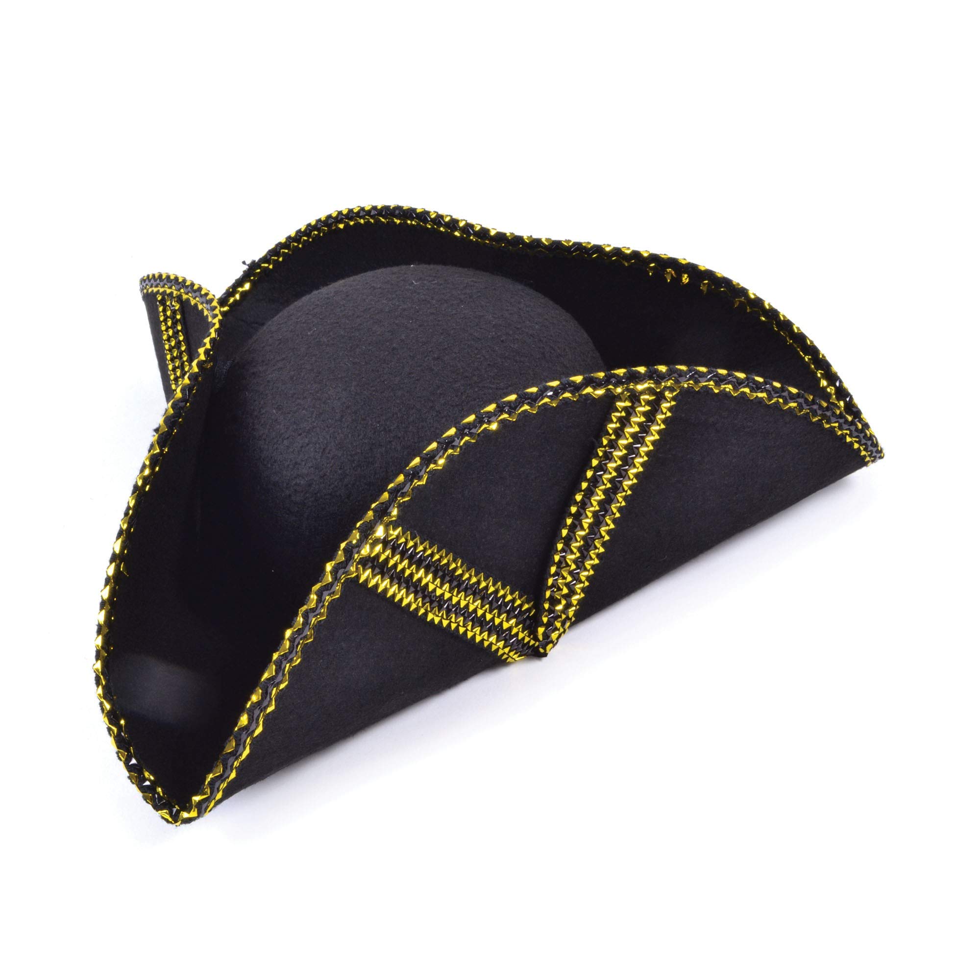 Adult Pirate Fancy Dress Tricorn Hat