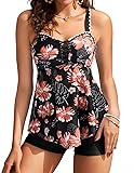 Tummy Control Swimsuits for Women 2025 2 Piece Cute