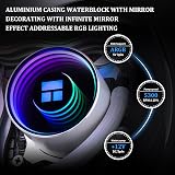 Thermalright Frozen Notte 240 White ARGB V2 CPU Cooler 240mm AM4 AM5 LGA 1700 view 4
