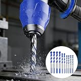 JN 10 Pcs Tungsten Carbide Masonry Drill Bit Set 6/8/10/12mm Tile Concrete Brick view 7