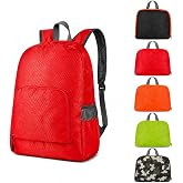 Haneulbit Foldable Backpack, Lightweight Backpack and Waterproof Backpacks for Travel and Hiking