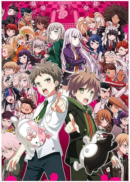 Amazon Com Bowinr Danganronpa Poster 12x16 Inch Anime No Fading Art Print Poster For Home Wall Decor Style 01 Posters Prints