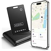 LOXP Wallet Tracker Card – Works with Apple Find My [Apple MFi Certified, iOS Only], Slim 1.65mm Bluetooth Item Finder, IP68 Waterproof, Wireless Rechargeable GPS Locator for Wallet, Keys & Luggage