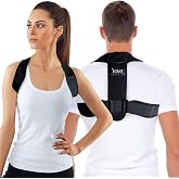 DMI Adjustable Posture Corrector for Men &amp; Women, Back Straightener, Improve Posture, Customizable Fit with Easy Adjustable Straps, Unisex, Upper Spine Support, Back Pain Relief, Breathable