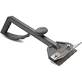 Cuisinart Griddle Scraper, 6" Stainless Steel Blade, Splash Guard | Flat top grill scraper for burnt-on residue, features heavy-duty blade and ergonomic top knob grip, CCB-500