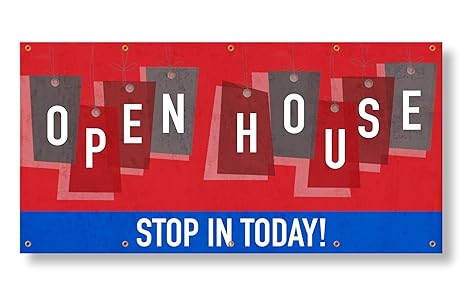 Amazon Com Real Estate Apartment Banner Open House 5 X10