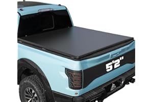 WHALEMOTOR Truck Bed Tonneau Cover Compatible with Chevy Colorado & GMC Canyon 2015 2016 2017 2018 2019 2020 2021 2022 2023 2024 5.2 ft Short Box, Soft Roll Up Style
