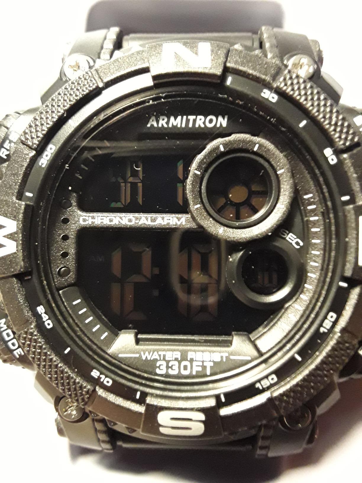 5/mo Finance Armitron Sport Men's Digital Chronograph Resin Strap