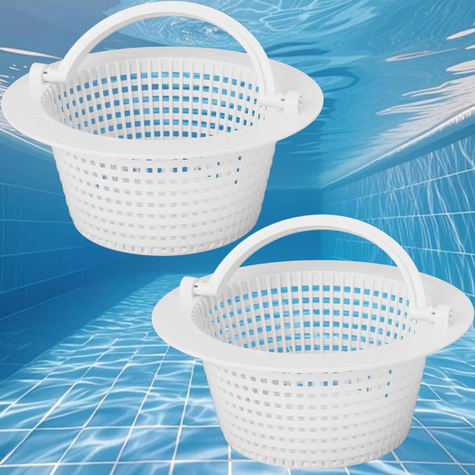 Photo 1 of 2??? SPX1091C Skimmer Basket Replacement for Hayward SP1091WM & SP1091LX,513330 Dyna-skim Pool Filter Baskets 6.25“Top Above Ground Pool Skimmer Baskets