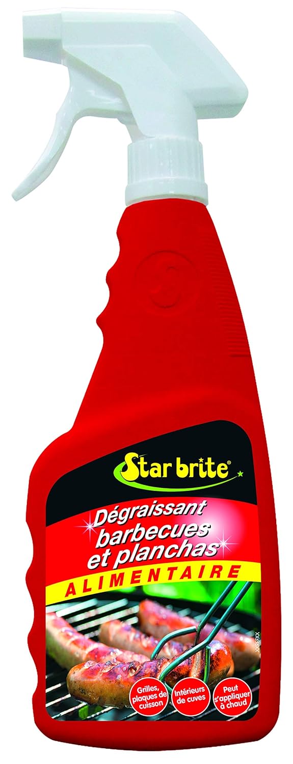 Starbrite 4722 Grill Barbecue degreaser cleaner, 22 oz, Clear, 12 x 6 x