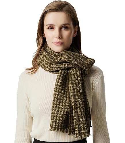 Amazon.com: SEECOSY 100% Cashmere Scarf with Envelope - Warm Soft