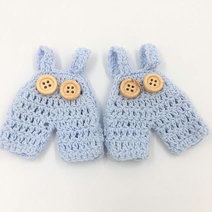 knitted baby shower favors