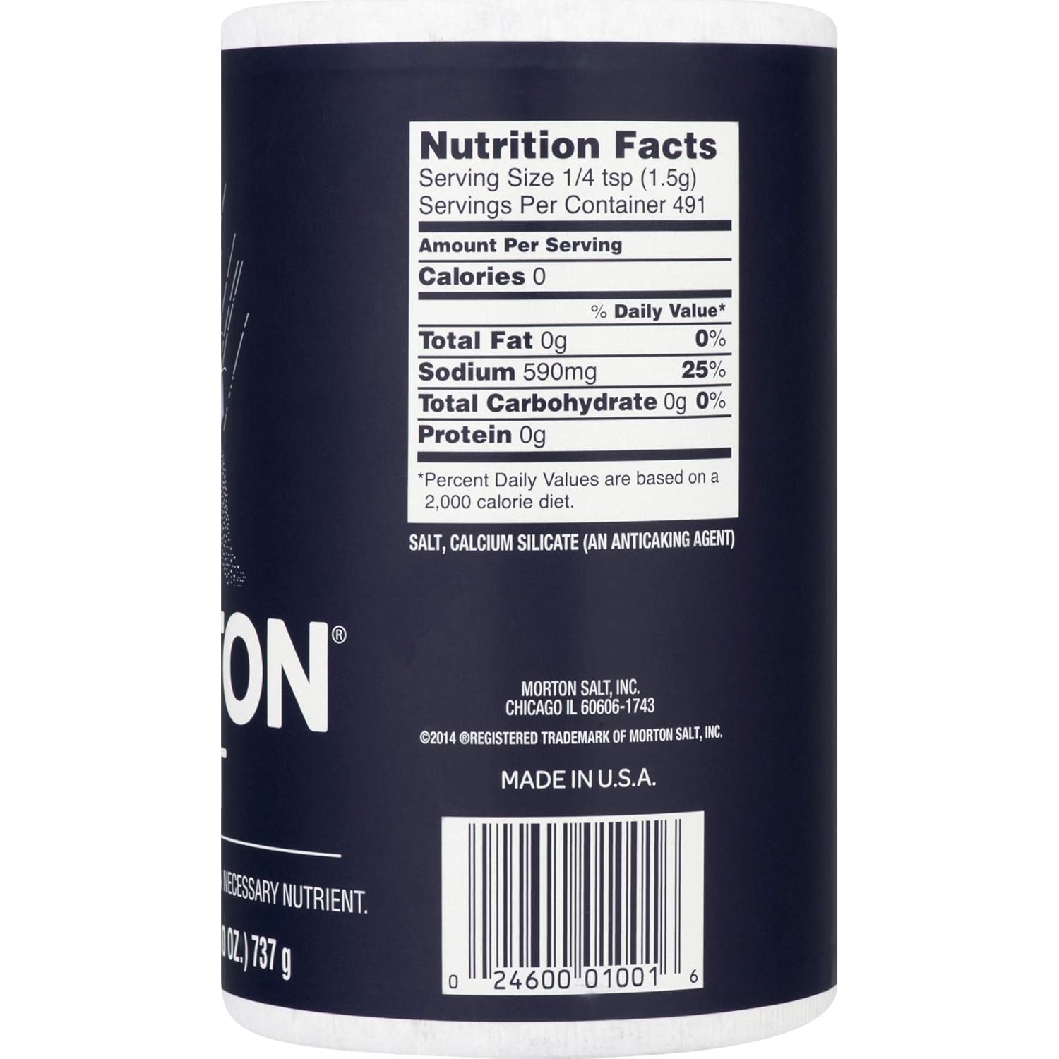 Morton Salt Regular Salt - 26 oz : Flavored Salts : Grocery & Gourmet Food