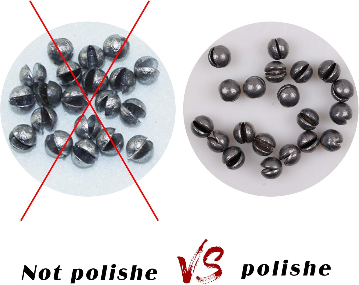 LUSHAZER Fishing Weights Sinkers Kit, 100pcs Round Split Shot Sinker, Fishing Weights Egg Sinkers 5 Sizes, 7/1000 oz, 17/1000 oz, 7/200 oz, 1/20 oz, 7/100 oz, Plastic Box Pack 3.8 x 1.9 x 0.7 inch : Sports & Outdoors